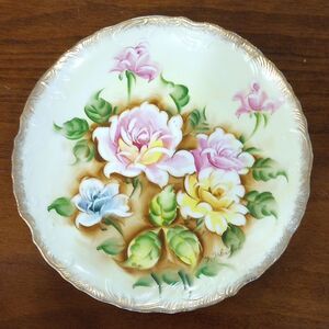 Norleans Japan Decorative Floral Design Plate, Vintage!